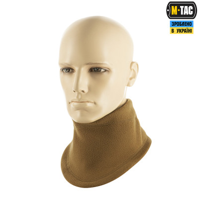 Флисовый бафф, шарф M-Tac Elite Fleece анатомический с затяжкой. Койот в Украине