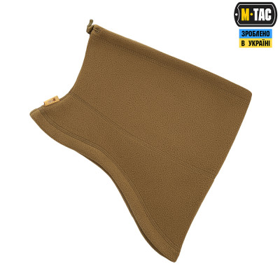 Флисовый бафф, шарф M-Tac Elite Fleece анатомический с затяжкой. Койот в Украине