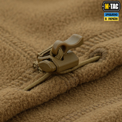 Флисовый бафф, шарф M-Tac Elite Fleece анатомический с затяжкой. Койот в Украине