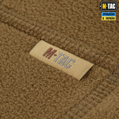 Флисовый бафф, шарф M-Tac Elite Fleece анатомический с затяжкой. Койот в Украине