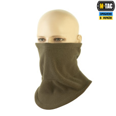 Флисовый бафф, шарф M-Tac Elite Fleece анатомический с затяжкой. Олива