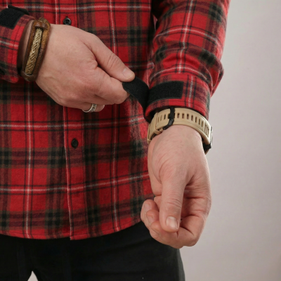 Рубашка в клетку Combatant Blackwater Field Shirt Core. Красный в Украине