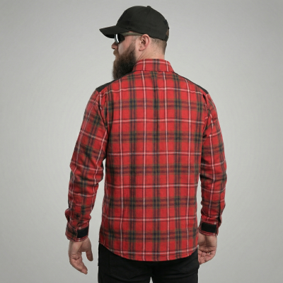 Рубашка в клетку Combatant Blackwater Field Shirt Core. Красный в Украине