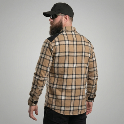 Рубашка в клетку Combatant Blackwater Field Shirt Core. Бежевый в Украине