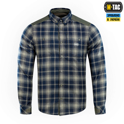 Рубашка в клетку M-Tac Redneck Shirt. Синий в Украине
