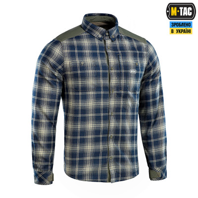 Рубашка в клетку M-Tac Redneck Shirt. Синий в Украине