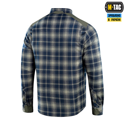 Рубашка в клетку M-Tac Redneck Shirt. Синий в Украине