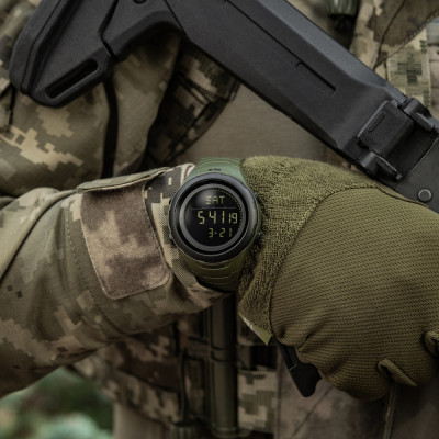 Тактические часы M-Tac 2166. Олива в Украине