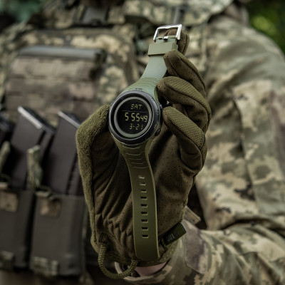 Тактические часы M-Tac 2166. Олива в Украине