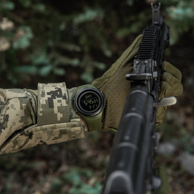Тактические часы M-Tac 2166. Олива в Украине