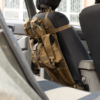 Органайзер с Molle для спинки кресла в автомобиле SPECPROM. Койот в Украине