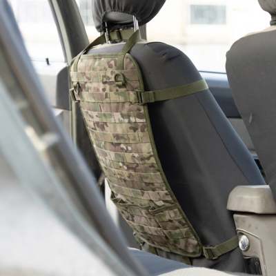 Органайзер с Molle для спинки кресла в автомобиле SPECPROM. Мультикам в Украине