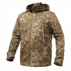 Куртка тактическая Soft Shell. Пиксель