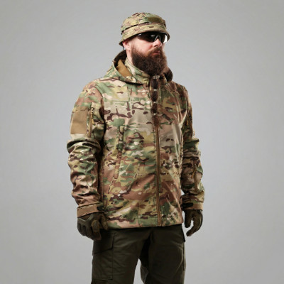 Куртка тактическая Soft Shell. Мультикам в Украине
