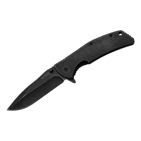 Складний кишеньковий ніж Grand Way Black Stonewash 14096. Чорний