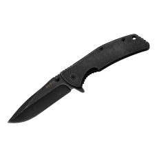 Складной карманный нож Grand Way Black Stonewash 14096. Черный
