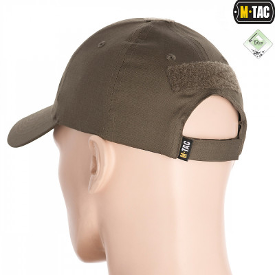 Тактическая кепка с липучкой M-Tac Flex рип-стоп. Темная олива в Украине