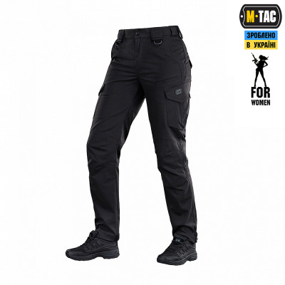 Женские тактические штаны M-Tac Aggressor Lady Flex. Черный в Украине