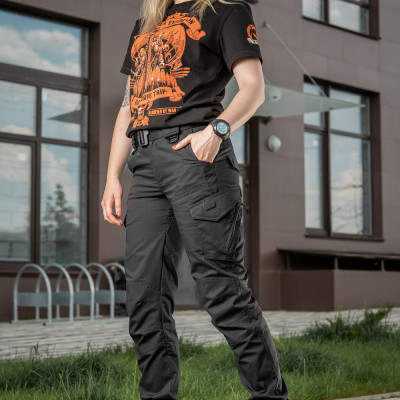 Женские тактические штаны M-Tac Aggressor Lady Flex. Черный в Украине