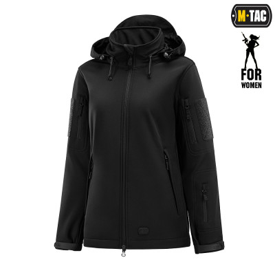 Куртка женская M-Tac Soft Shell Lady. Черный в Украине