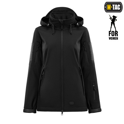 Куртка женская M-Tac Soft Shell Lady. Черный в Украине