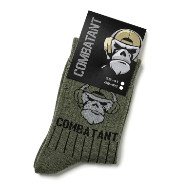 Носки трекинговые летние Combatant Patrol Core Mid Summer. Хаки в Украине