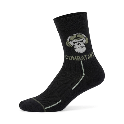 Носки трекинговые летние Combatant Patrol Core Mid Summer. Черный в Украине