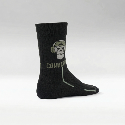 Носки трекинговые летние Combatant Patrol Core Mid Summer. Черный в Украине