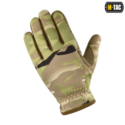 Перчатки M-Tac Scout Tactical Mk.2 кожаные. Мультикам в Украине