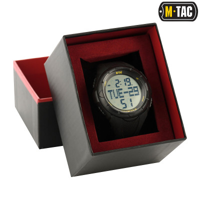 Тактические часы M-Tac с шагомером. Черный в Украине