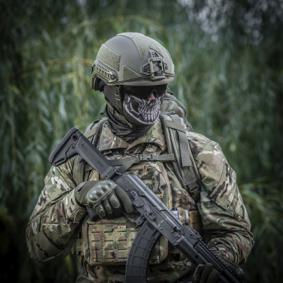Шарф-труба облегченный M-Tac Reaper Skull. Олива в Украине