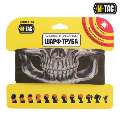 Шарф-труба облегченный M-Tac Reaper Skull. Олива в Украине