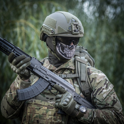 Шарф-труба облегченный M-Tac Reaper Skull. Олива в Украине