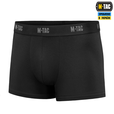 Трусы мужские M-Tac Cotton Stretch Boxer. Чорний в Украине
