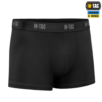 Трусы мужские M-Tac Cotton Stretch Boxer. Чорний в Украине