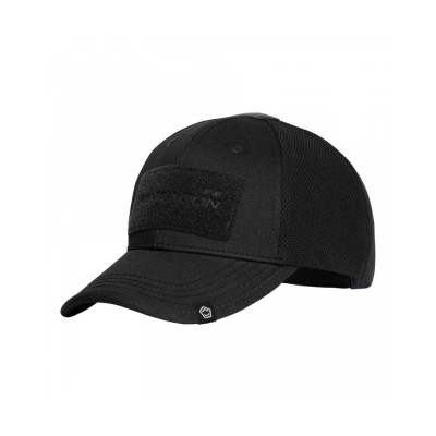 Кепка тактическая Pentagon Raptor BB Twill/Mesh. Черный в Украине