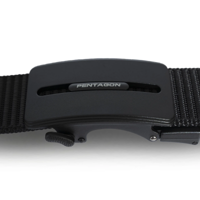 Ремінь тактичний Pentagon Regal Belt BLK. Чорний в Україні