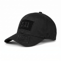 Кепка тактична 5.11 з липучкою. Чорний