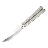 Нiж метелик Benchmade A814. Сірий