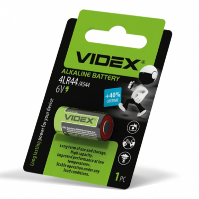 Батарейка Videx 4LR44/A544/Alkaline в Украине