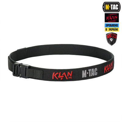 Тактичний ремінь M-Tac KLAN Cobra Buckle Belt. Чорний в Україні
