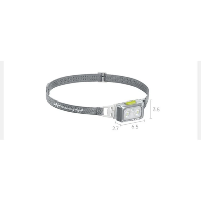 Фонарь налобный Naturehike CNK2550ZM011. Серый в Украине