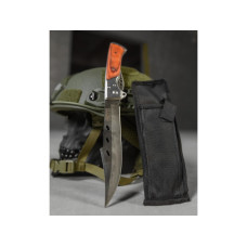 Складной нож A827 с удлиненным лезвием. Коричневый