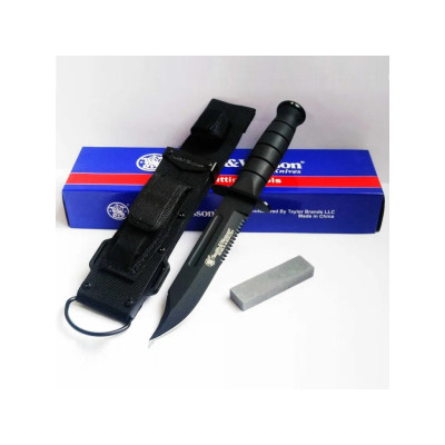 Нож охотничий Smith&Wesson 656 SUR4. Черный в Украине