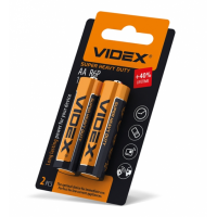 Батарейка Videx R6/AA солевая 2шт