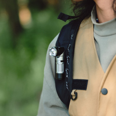 Ручной фонарь с клипсой Naturehike CNK2450ZM013. Серый в Украине