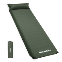 Матрас самонадувающийся с подушкой Naturehike CNK2450WS020. Зеленый