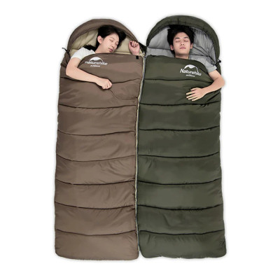 Спальник с капюшоном Naturehike U150 NH20MSD07 11°C правый. Коричневый в Украине