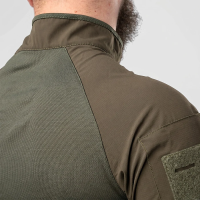 Тактический летний костюм с убаксом Combatant Raider Core короткий рукав и шортами Rip-Stop PolyCotton SPECPROM. Олива в Украине