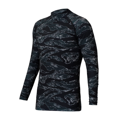 Чоловічий рашгард SPECPROM Black Tiger Stripes Camo в Україні